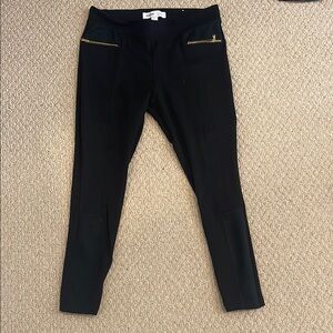 Old Navy Black Leggings with Gold Accents